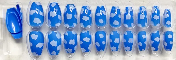 Science_Blue_Designer_Almond_Shaped_Press_On_Fake_Nails_|_Artificial_Nails_With_1_Nail_Glue_Kit