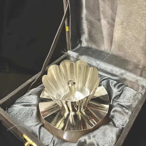 German_Silver_Lotus_Deepak_with_Resin_Base,_Deepak_for_Pooja,_Gift_Item,_Temple_Decor,_Home_Mandir