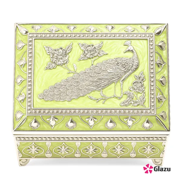 German_Silver_Jewellery_Box,_Green,_Elegant_Storage_for_Jewelry_&_Accessories,__Premium_Quality,_Durable_and_Stylish_Box_for_Rings,_Necklaces,_Earrings,_and_Bracelets