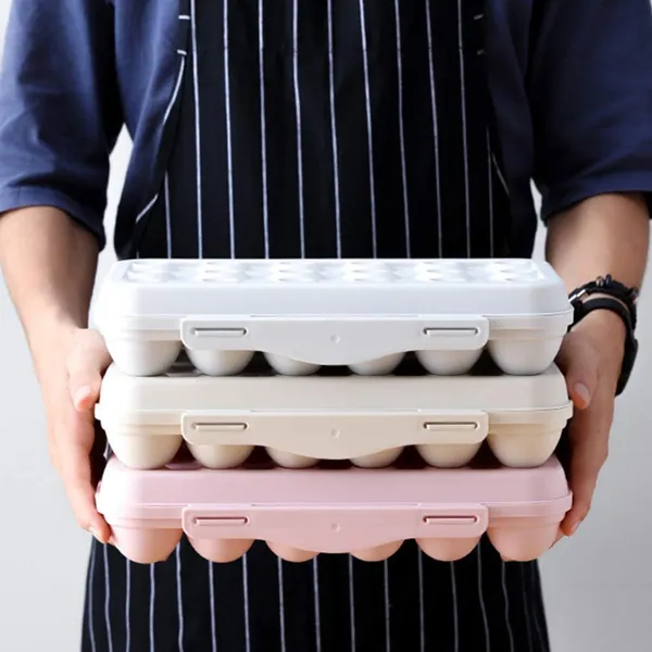 Plastic_Refrigerator_Egg_Trays_Pack_of_1_Egg_Storage_Box_Stackable_Plastic_Egg_Containers_with_18_Egg_Grooves_for_Fridge_Kitchen_Restaurant_Egg_Container_(Pink)