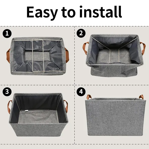 26_Liter_Foldable_Storage_Box_for_Clothes_with_Steel_Frame_|_Large_Organizer_for_Wardrobe_|_Cloth_Storage_Bag_for_Saree,_Shirt,_Blanket.