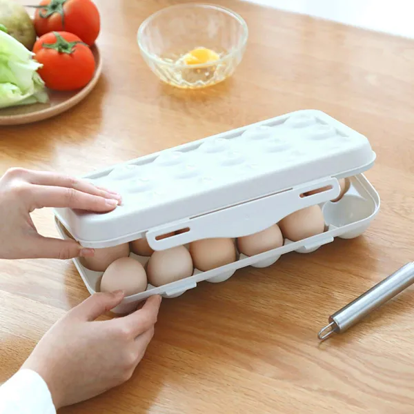 Plastic_Refrigerator_Egg_Trays_Pack_of_2_Egg_Storage_Box_Stackable_Plastic_Egg_Containers_with_18_Egg_Grooves_for_Fridge_Kitchen_Restaurant_Egg_Container_(Pink)