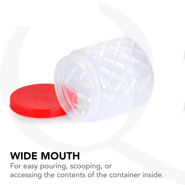 Frosty_Diamond_Plastic_PET_Storage_Jar_and_Container_Set,_18_Pieces,_(6_x_1100ml,_6_x_600ml,_6_x_300ml)