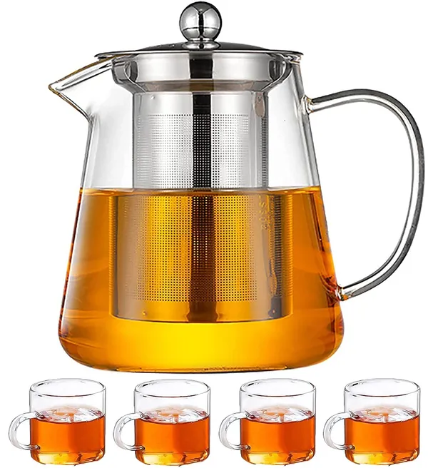 Borosilicate_Loose_Leaf_Tea_Maker_Set_with_Heat_Resistant_Stainless_Steel_Infuser_With_4_cups