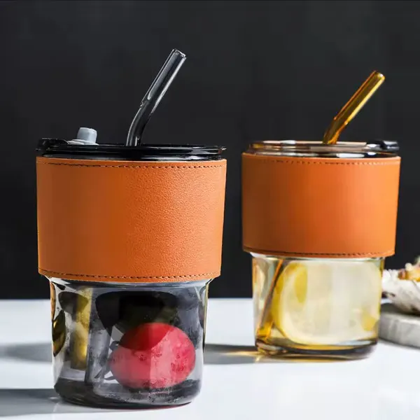 Glass_Coffee_Mug_with_Glass_Lid_and_Straw_400ml_Glass_Sipper_with_Lather_Sleeve,_Drinking_Water,Juice_Glass,_Coffee_Mug_for_Gift,_Tea_Cup,_Can_Glass,_Mason_Jar,_Tumbler_Mug