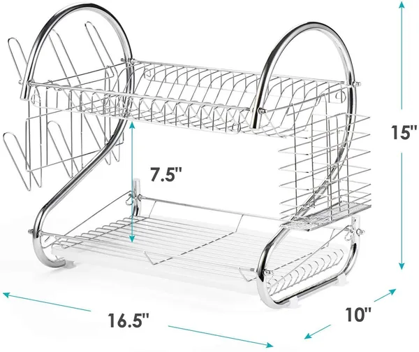 Chrome_Coated_S_Shape_2_Layer_Kitchen_Dish_Drainer_Organizer_Storage_Rack