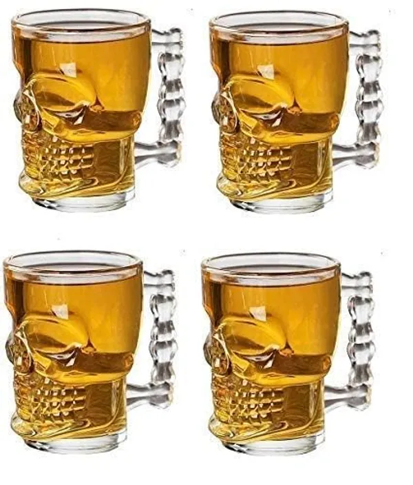 500_ml_Skull_Beer_4_Pcs_Mug_with_Handle_Glass,_Steins,_Freezable_Beer_Glasses,Everyday_Drinking_Glasses,_Cocktail_Glasses_(Clear)