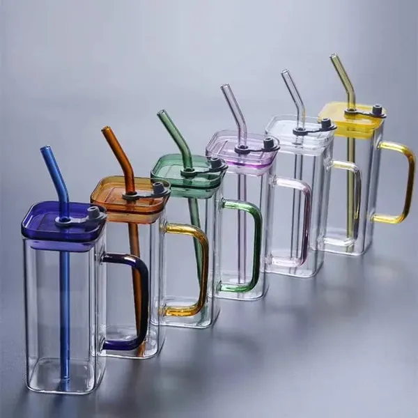Glass_Fruit_Juice_Soda_Milk_Sipper_Tumbler_Mug_with_Acrylic/Wooden_Lid_and_Glass_Straw_-_400ml