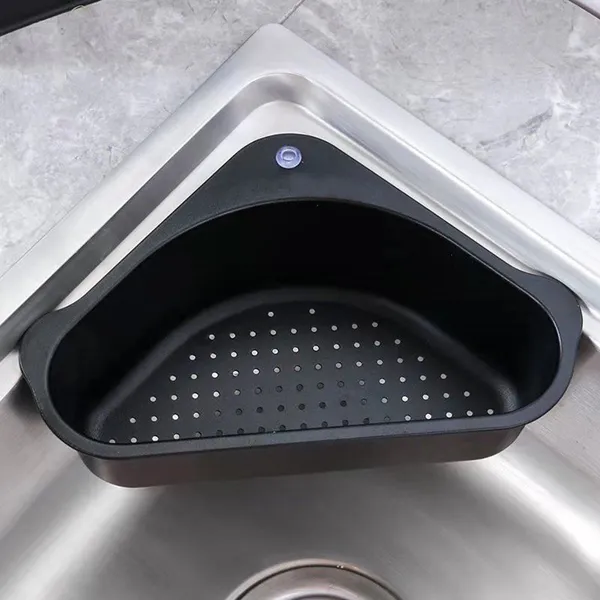 2_Pieces_of_Triangular_Shape_Sink_Basket,_Corner_Kitchen_Sink_Strainer_Basket,_Multi-Function_Water_Storage_Tank_Drain_Rack_For_Kitchen,_Bathroom,_Soap_Box_Organizer