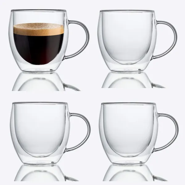 Heat_Resistant_Double_Wall_Glass_250ml_Set_of_4_Coffee_Mugs_Clear_Insulated_Coffee_Glass,_Cappuccino_Cups,_Latte_Cups,_Beverage_Glasses
