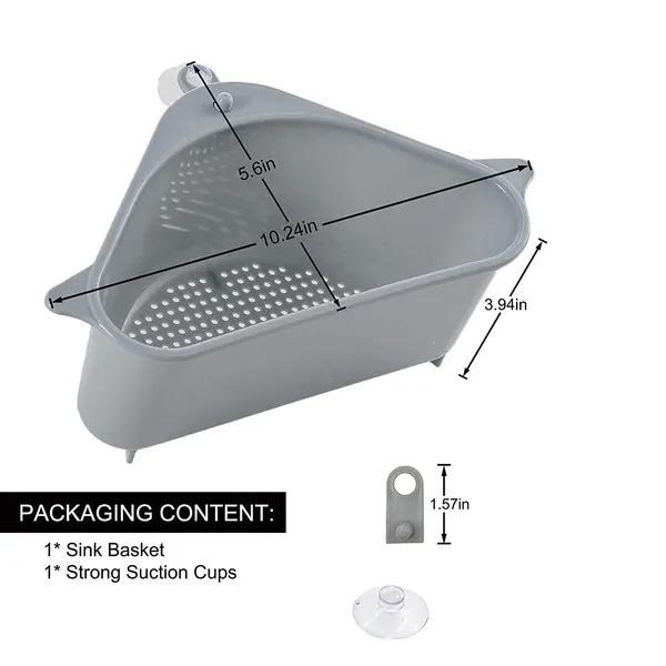 2_Pieces_of_Triangular_Shape_Sink_Basket,_Corner_Kitchen_Sink_Strainer_Basket,_Multi-Function_Water_Storage_Tank_Drain_Rack_For_Kitchen,_Bathroom,_Soap_Box_Organizer
