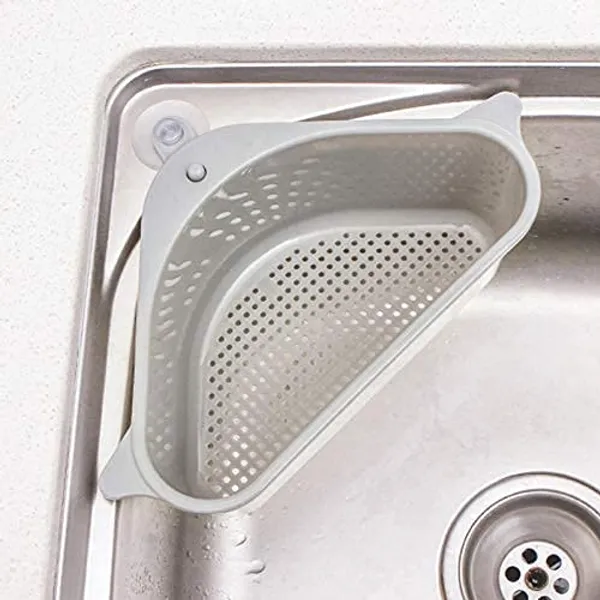 2_Pieces_of_Triangular_Shape_Sink_Basket,_Corner_Kitchen_Sink_Strainer_Basket,_Multi-Function_Water_Storage_Tank_Drain_Rack_For_Kitchen,_Bathroom,_Soap_Box_Organizer