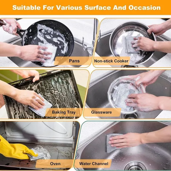 Non_Scratch_Single_Layer_Dish_Wash_Cloth_(Pack_of_5),_Multipurpose_Wire_Dishwash_Cloth,_Dish_Cloth_Rags_for_Washing_Dishes,_Sinks,_Counters,_Easy_Wet_and_Dry_Cleaning,_Machine_Washable