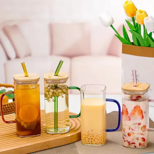 Glass_Fruit_Juice_Soda_Milk_Sipper_Tumbler_Mug_with_Acrylic/Wooden_Lid_and_Glass_Straw_-_400ml