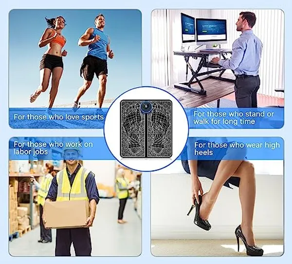 Ems_Foot_Masssager__Mat_Usb_Rechargeable_Massager__Black