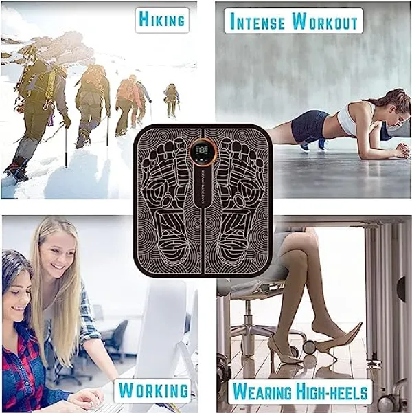 Ems_Foot_Masssager__Mat_Usb_Rechargeable_Massager__Black