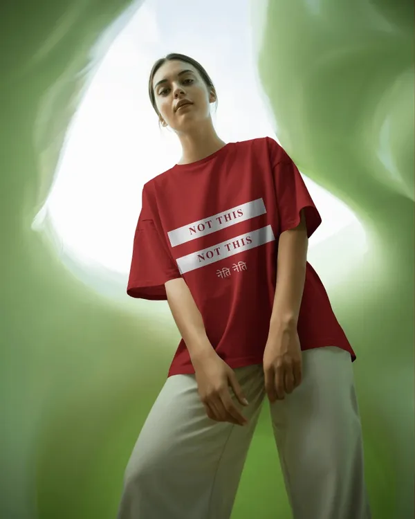 NETI_NETI_Red_Statement_Oversized_Tee