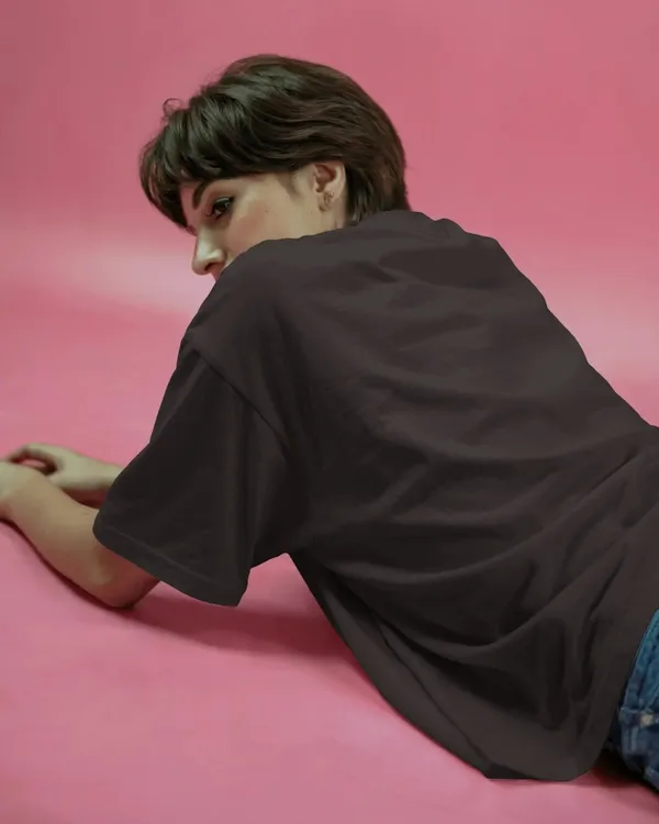 Coffee_Brown_Essential_Oversized_Tee
