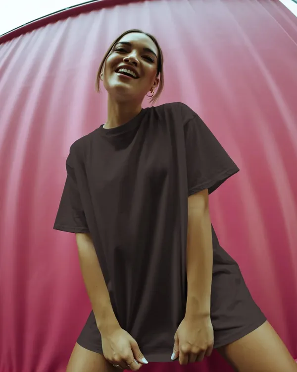 Coffee_Brown_Essential_Oversized_Tee