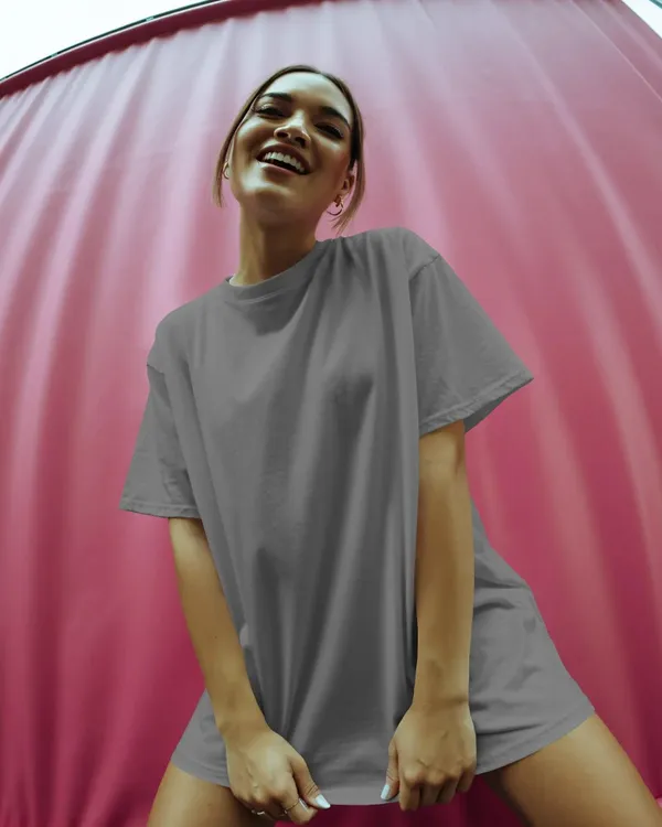 Charcoal_Melange_Essential_Oversized_Tee