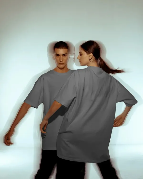 Charcoal_Melange_Essential_Oversized_Tee