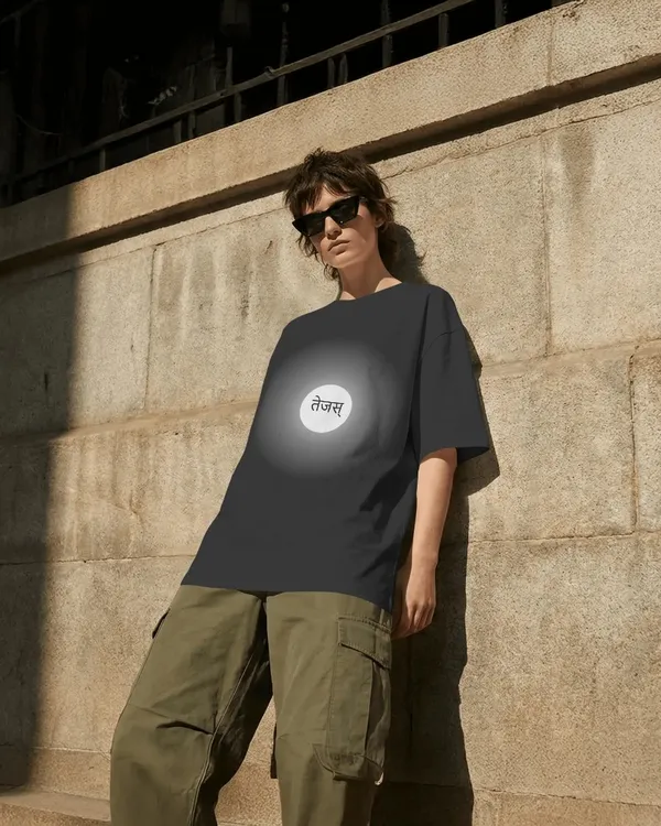 TEJAS_Black_Statement_Oversized_Tee