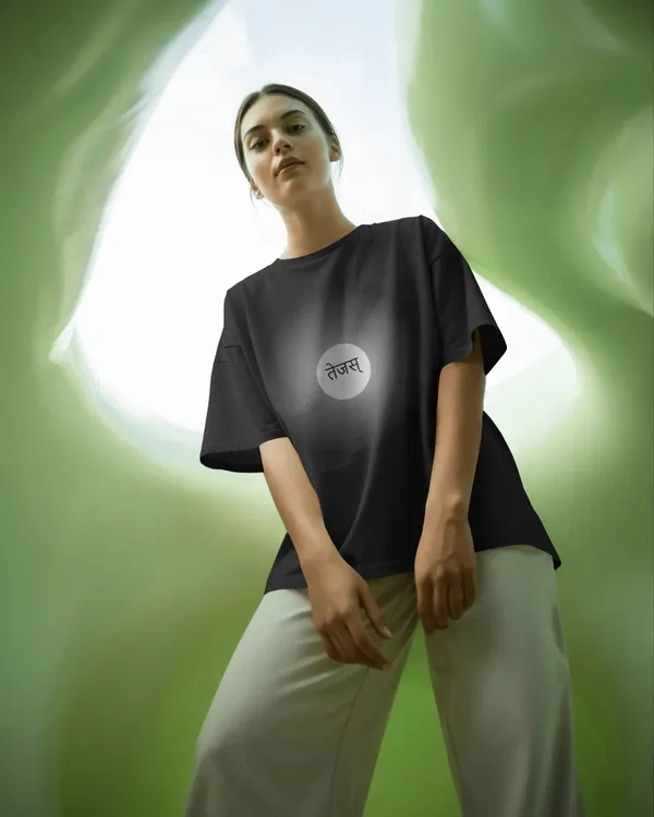 TEJAS_Black_Statement_Oversized_Tee