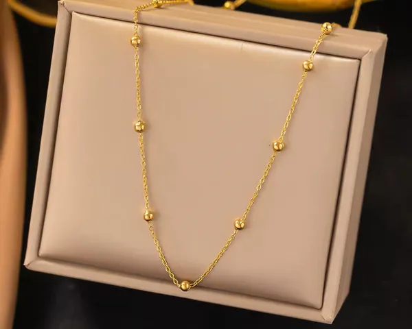 Timeless_Gold_Plated_Ball_Design_Premium_Chain_For_Women_&_Girls