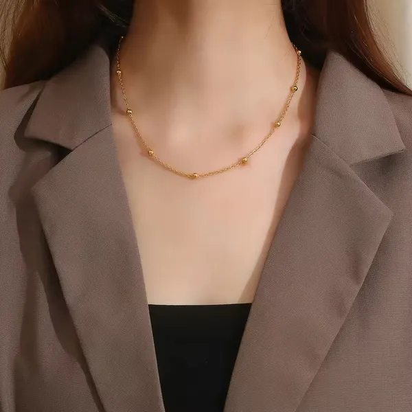 Timeless_Gold_Plated_Ball_Design_Premium_Chain_For_Women_&_Girls