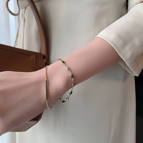 Crystal_beaded__double_cobblestone_bracelet