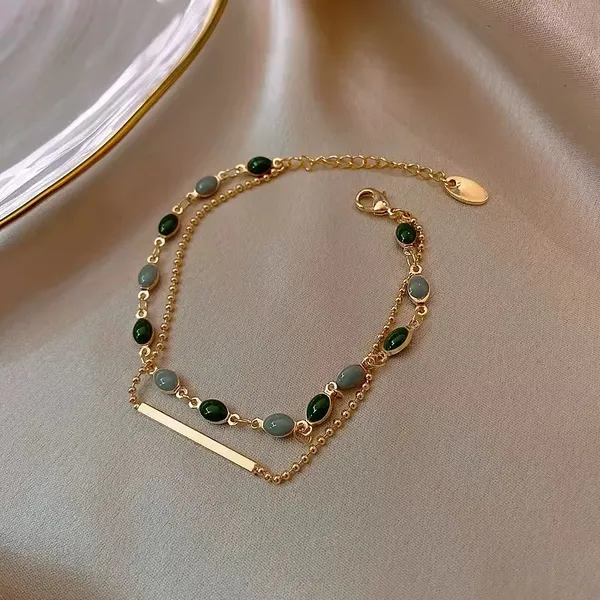 Crystal_beaded__double_cobblestone_bracelet