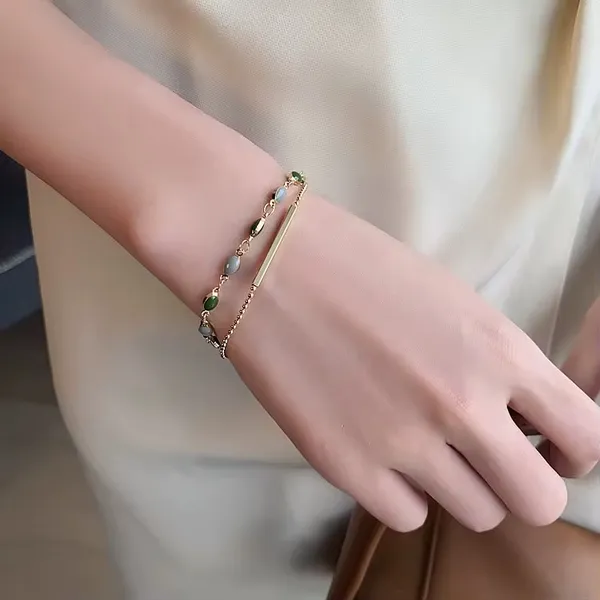 Crystal_beaded__double_cobblestone_bracelet