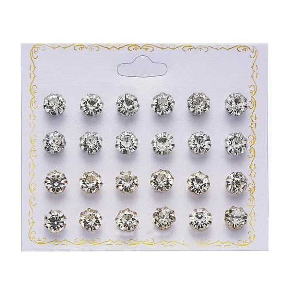Crytal__Zircon_Diamond_Stud_Earrings_Set