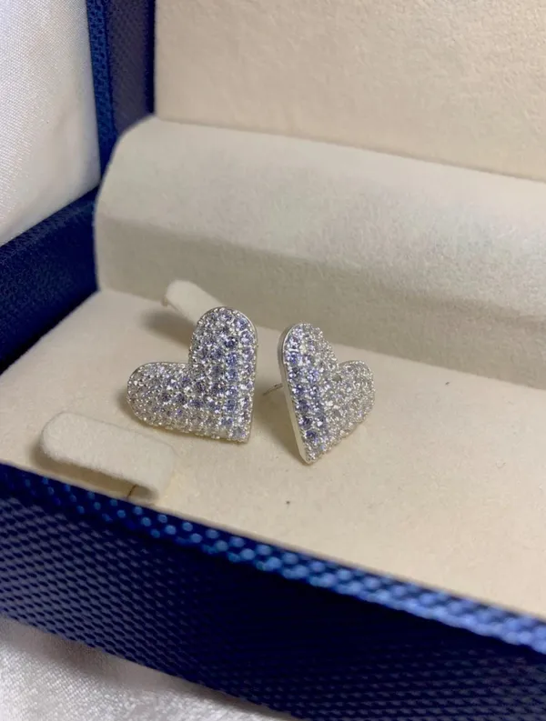 Heart_Shaped_Diamond_Sterling_Silver_Earrings