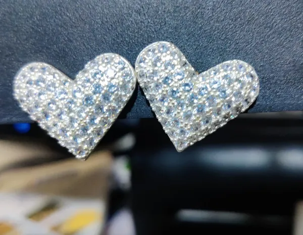 Heart_Shaped_Diamond_Sterling_Silver_Earrings