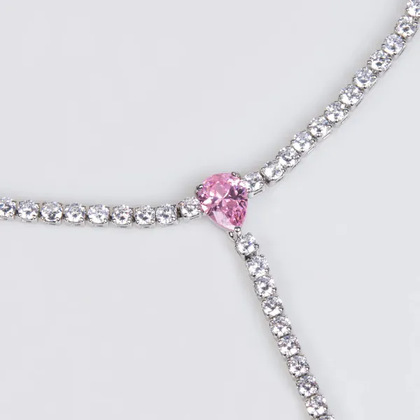 Pink_Drop_Tennis_Stone_Embedded_Necklace_With_Matching_Studs_For_Women_&_Girls