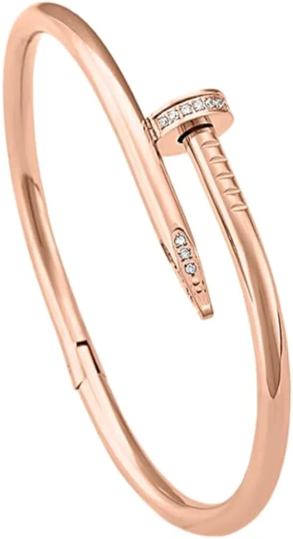 Nail_Shape_Rose_Gold_Plated_Stone_Embedded_Kada_For_Women_&_Girls