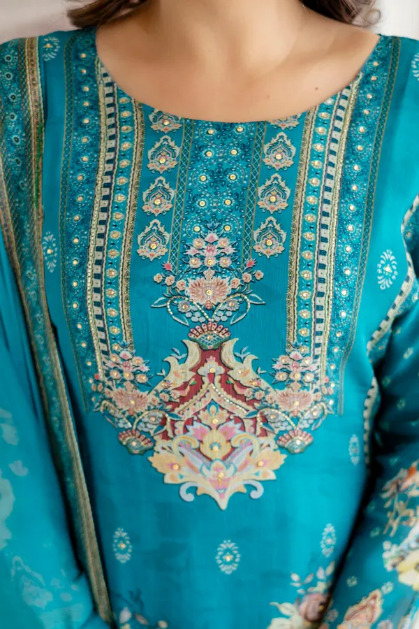 Chinon_Digital_Print_3_Piece_Kurta_Pant_Dupatta_Set