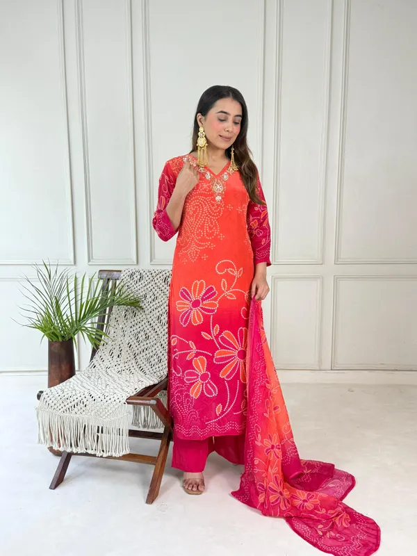 Pink_and_Orange_Natural_Crepe_Digital_Printed_Kurta_Set_For_Women