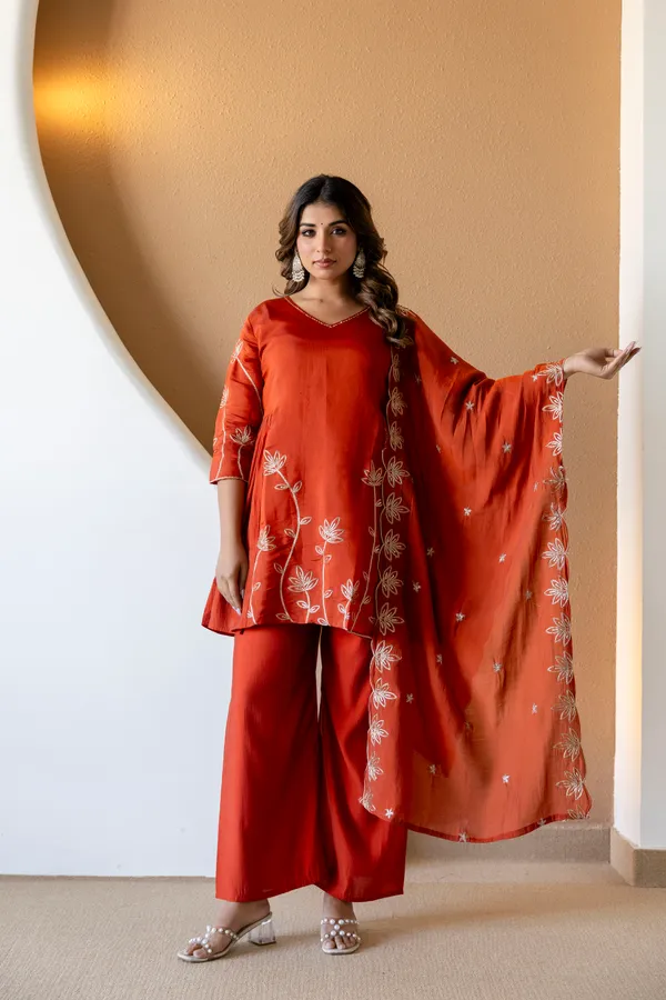 Pure_Mul_Chanderi_3_Piece_Kurta_Pant_Dupaata_Set