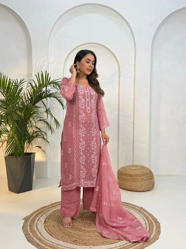 Pure_Orgenza_3_Piece_Kurta_Pant_Dupaata_Set