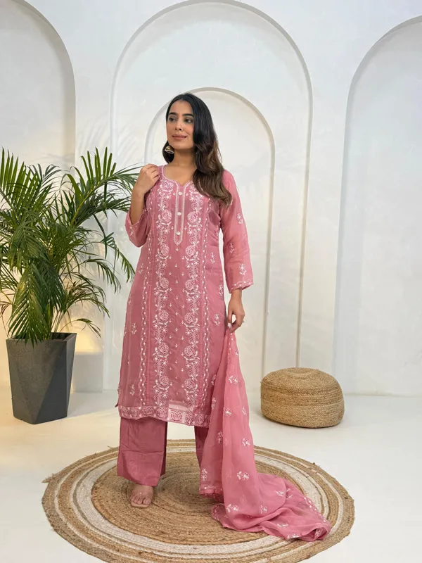 Pure_Orgenza_3_Piece_Kurta_Pant_Dupaata_Set