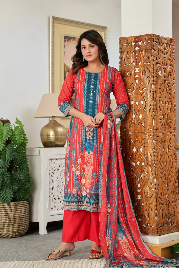 Pure_Digital_Cotton_3_Piece_Kurta_Pant_Dupaata_Set