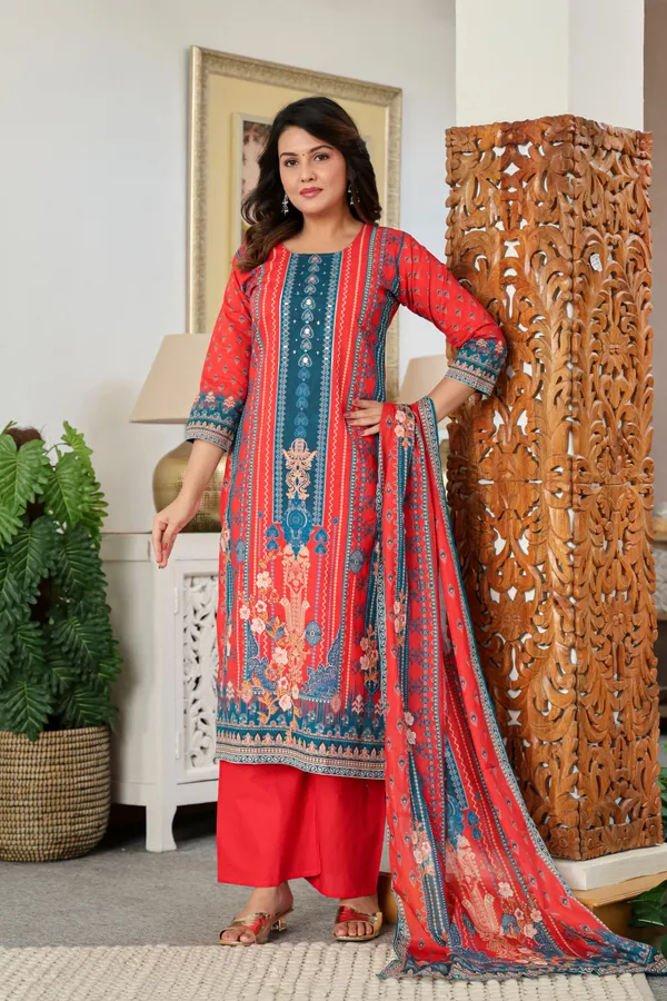 Pure_Digital_Cotton_3_Piece_Kurta_Pant_Dupaata_Set