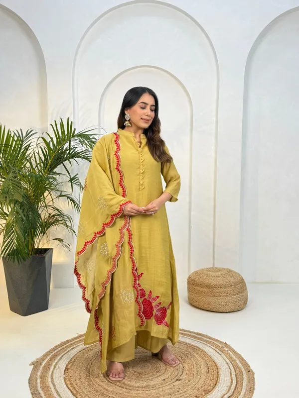 Pure_Mul_Chanderi_3_Piece_Kurta_Pant_Dupaata_Set