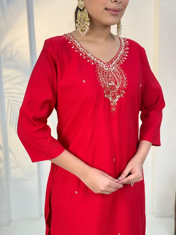 Roman_Silk_And_Banarasi_Dupatta_3_Piece_Kurta_Pant_Dupaata_Set