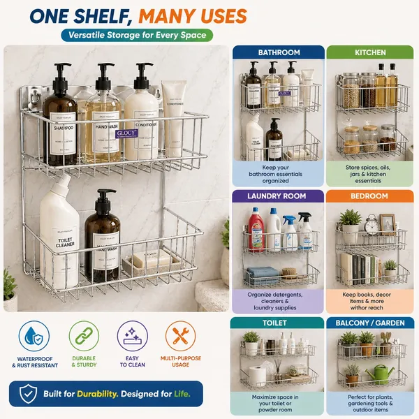 Dual-Tier_Bathroom_&_Multipurpose_Storage_Organizer__|_Modern_Bathroom_&_Utility_Storage_Shelf_Silver