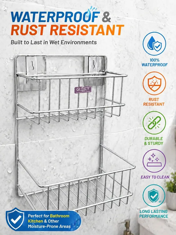 Dual-Tier_Bathroom_&_Multipurpose_Storage_Organizer__|_Modern_Bathroom_&_Utility_Storage_Shelf_Silver