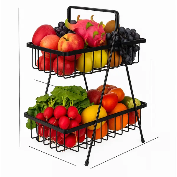 2-Tier_Stainless_Steel_Fruit_&_Vegetable_Basket_|_Countertop_Storage_Rack_for_Kitchen_&_Dining_Table_(Black_Finish)