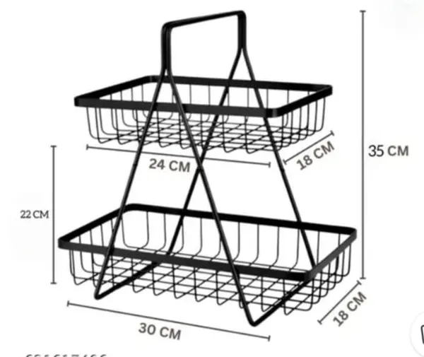 2-Tier_Stainless_Steel_Fruit_&_Vegetable_Basket_|_Countertop_Storage_Rack_for_Kitchen_&_Dining_Table_(Black_Finish)
